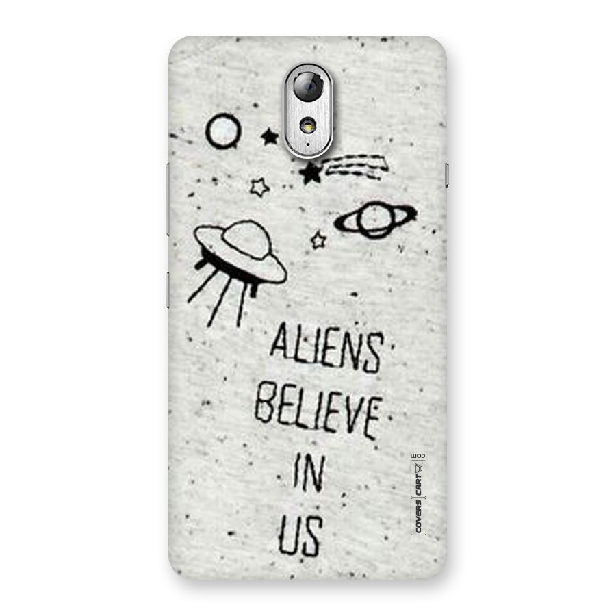 Aliens Believe In Us Back Case for Lenovo Vibe P1M