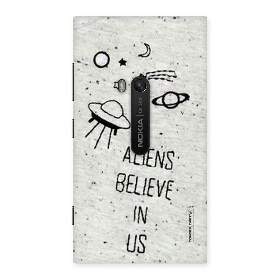 Aliens Believe In Us Back Case for Lumia 920