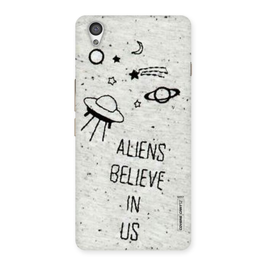 Aliens Believe In Us Back Case for OnePlus X