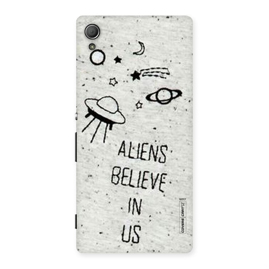 Aliens Believe In Us Back Case for Xperia Z3 Plus