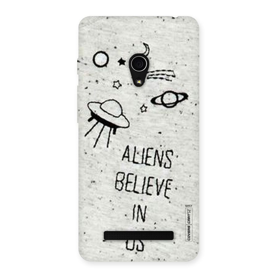 Aliens Believe In Us Back Case for Zenfone 5