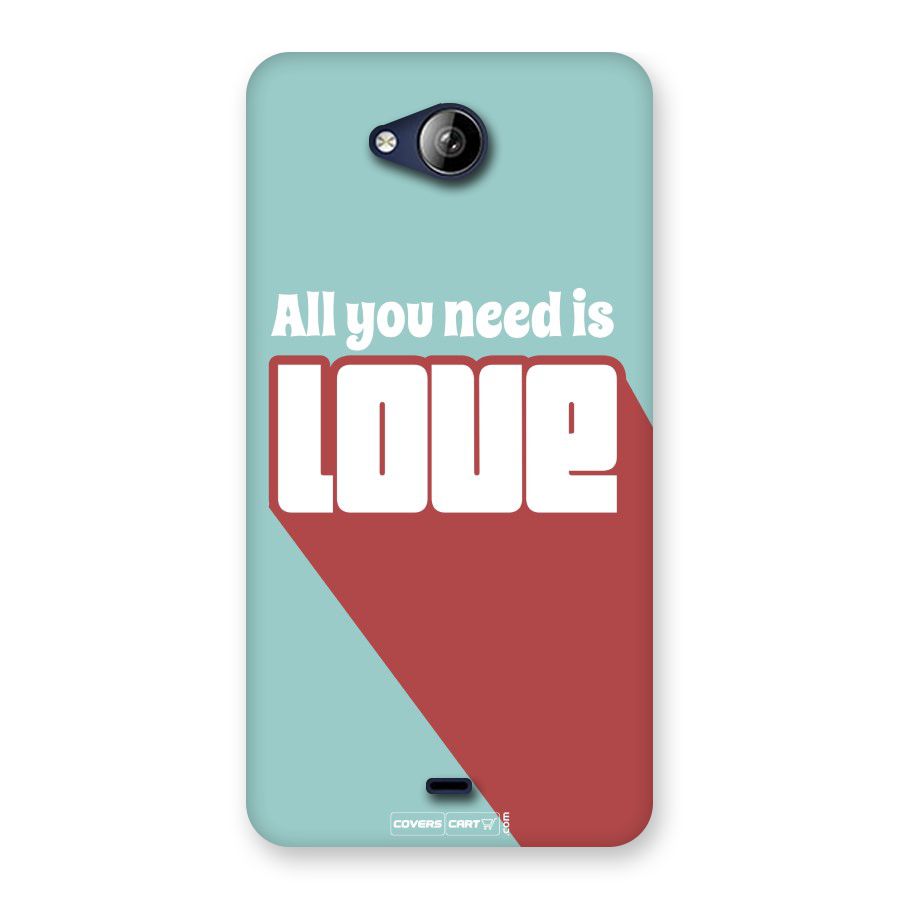 All You Need Is Love Back Case for Canvas Play Q355