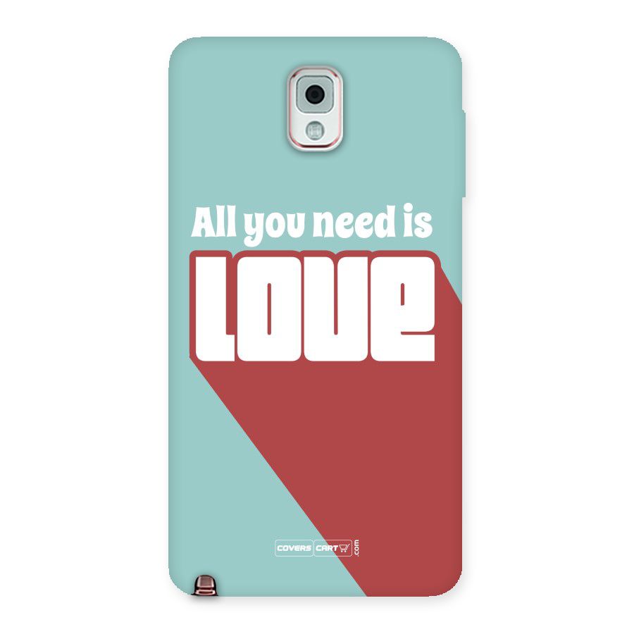 All You Need Is Love Back Case for Galaxy Note 3