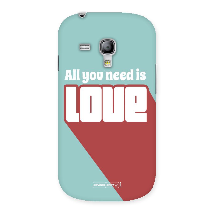 All You Need Is Love Back Case for Galaxy S3 Mini