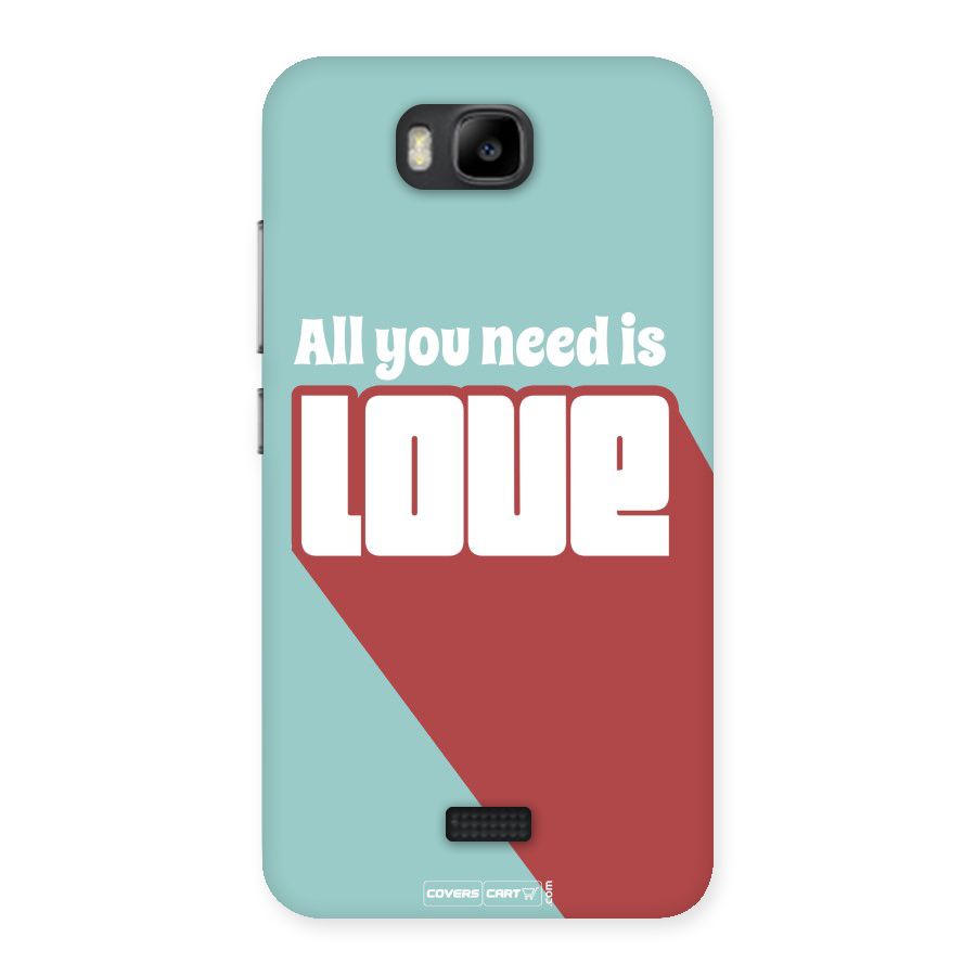 All You Need Is Love Back Case for Honor Bee