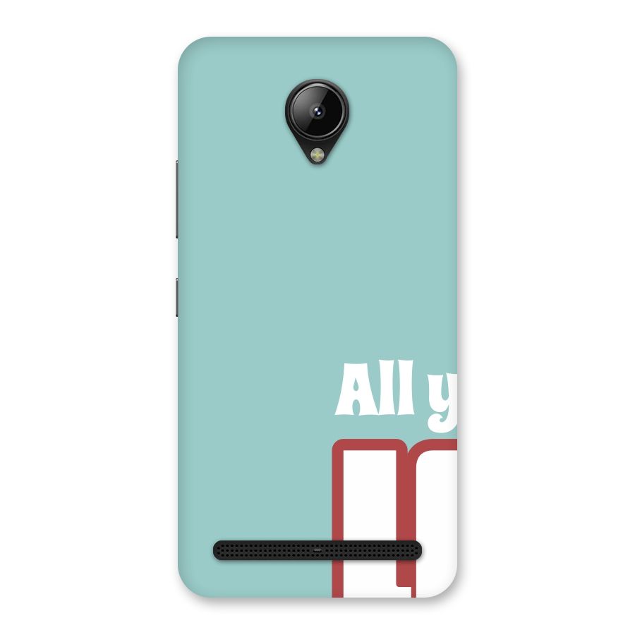 All You Need Is Love Back Case for Lenovo C2