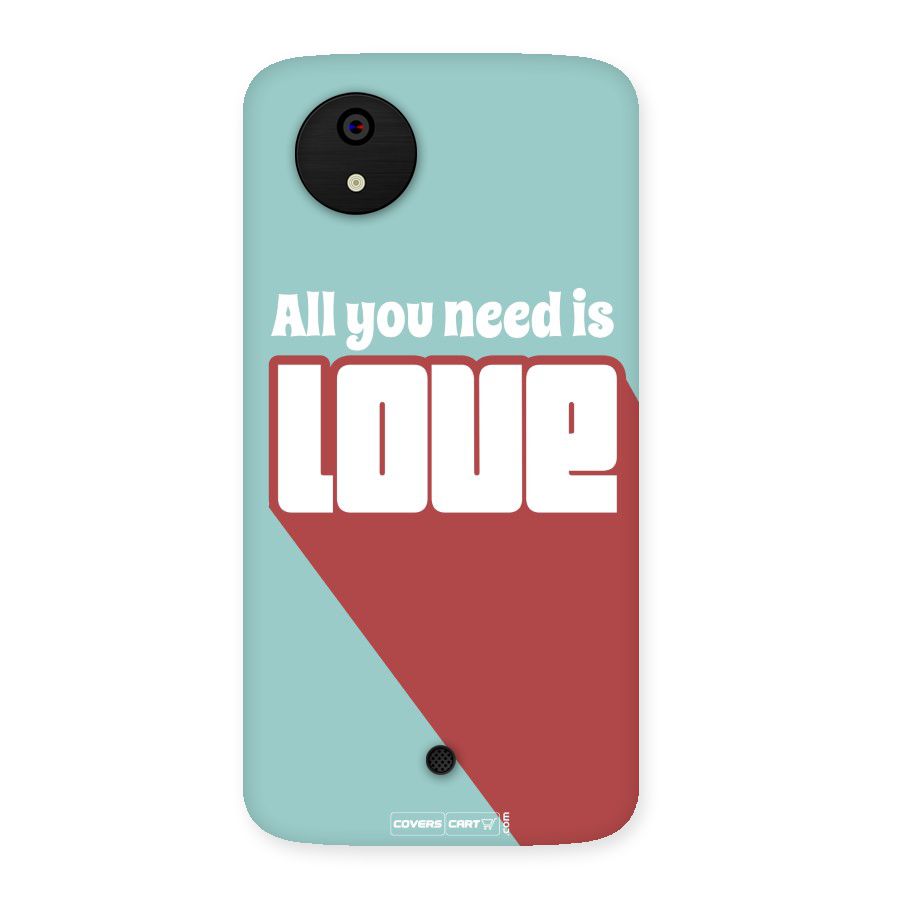 All You Need Is Love Back Case for Micromax Canvas A1