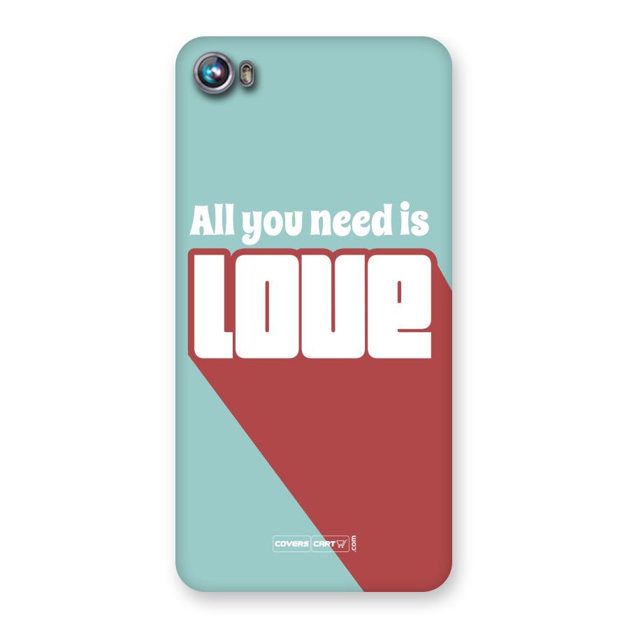 All You Need Is Love Back Case for Micromax Canvas Fire 4 A107