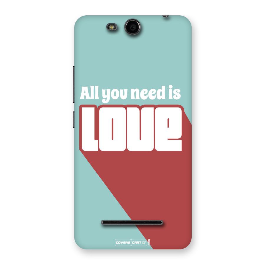 All You Need Is Love Back Case for Micromax Canvas Juice 3 Q392