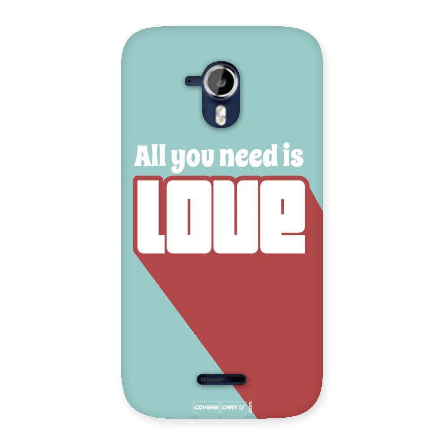 All You Need Is Love Back Case for Micromax Canvas Magnus A117