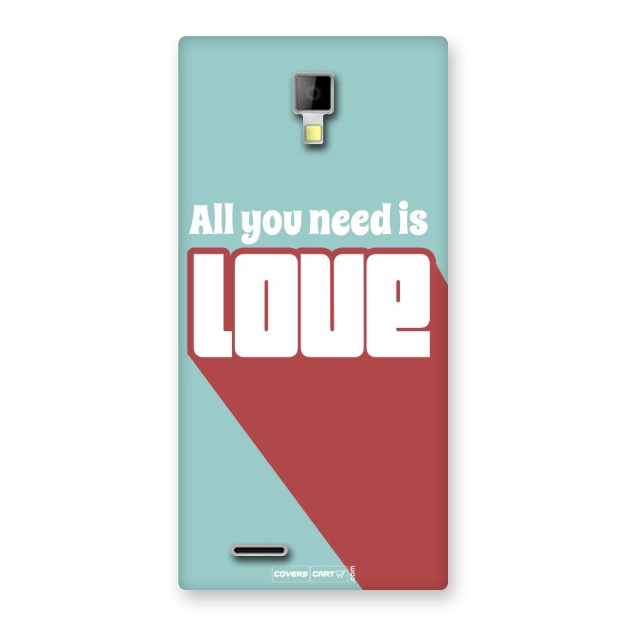 All You Need Is Love Back Case for Micromax Canvas Xpress A99