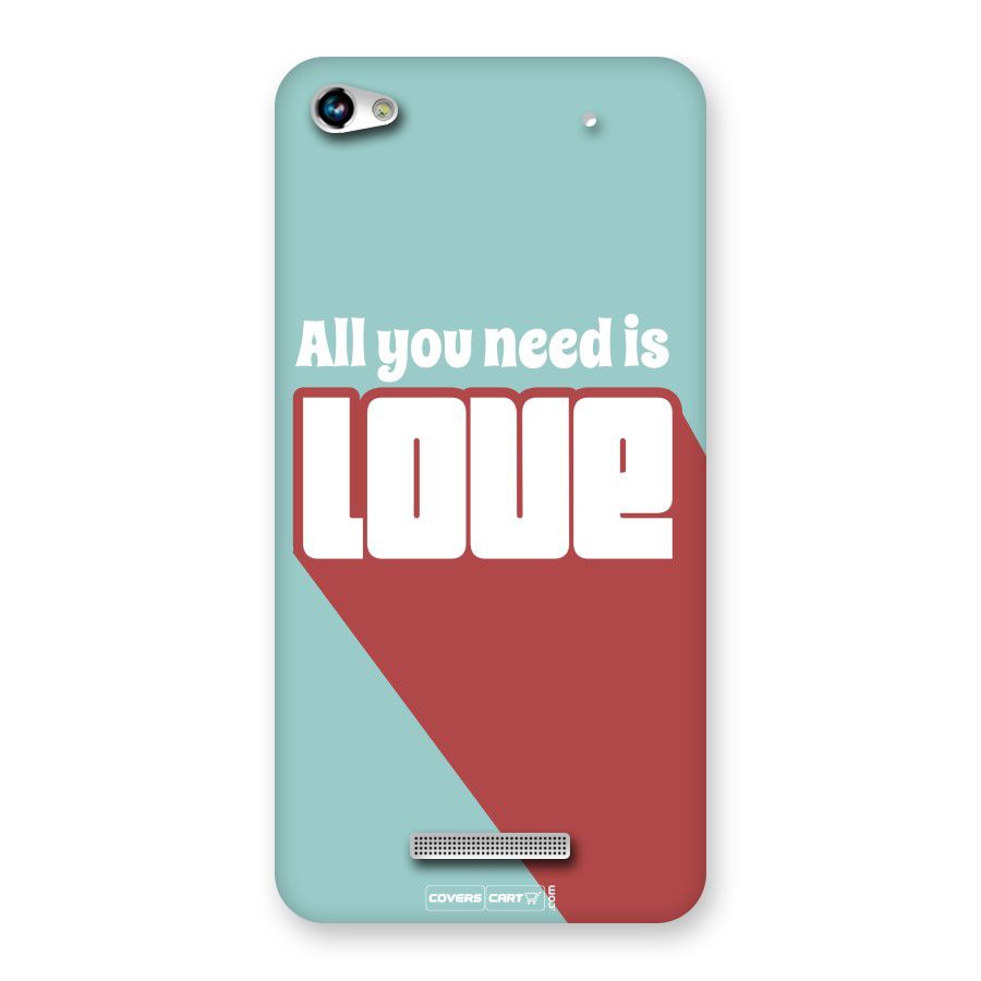 All You Need Is Love Back Case for Micromax Hue 2