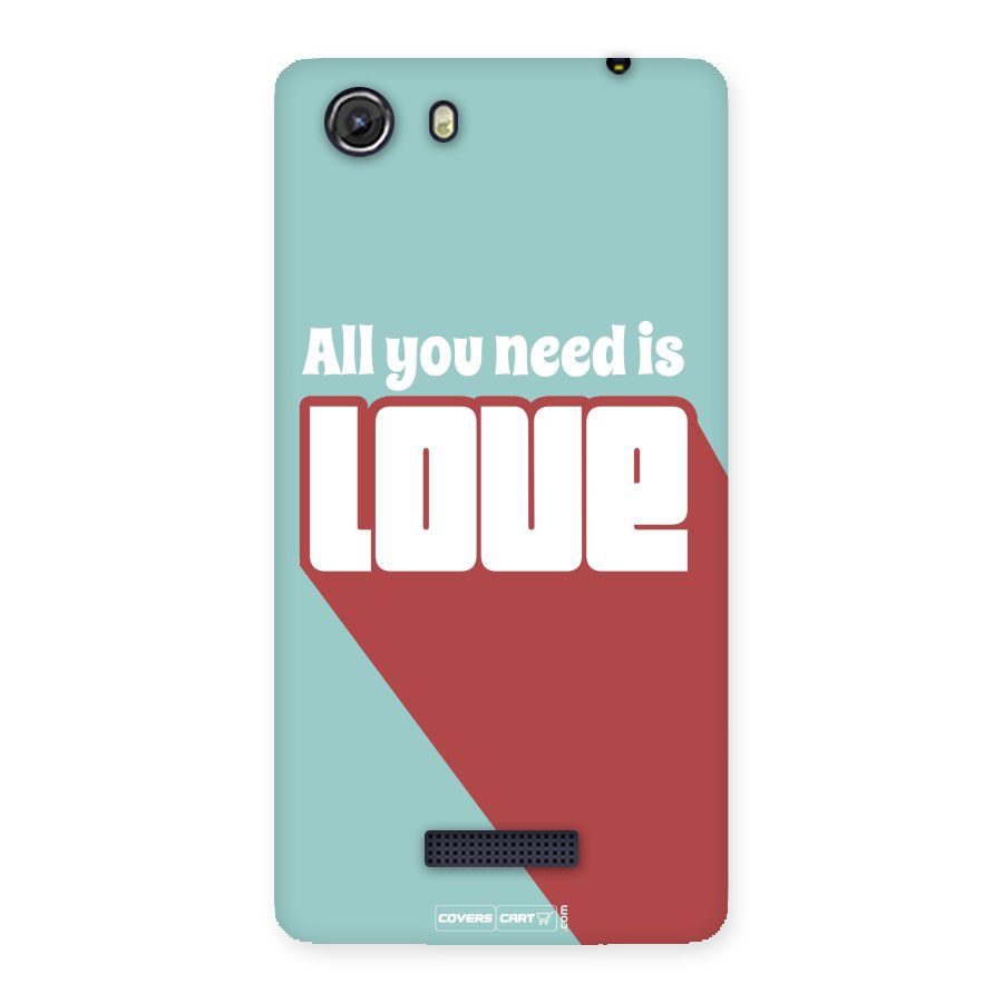All You Need Is Love Back Case for Micromax Unite 3