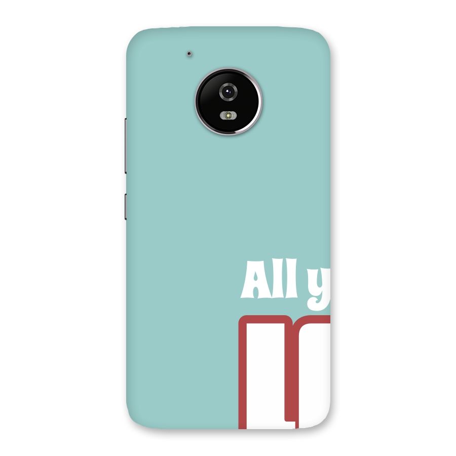 All You Need Is Love Back Case for Moto G5