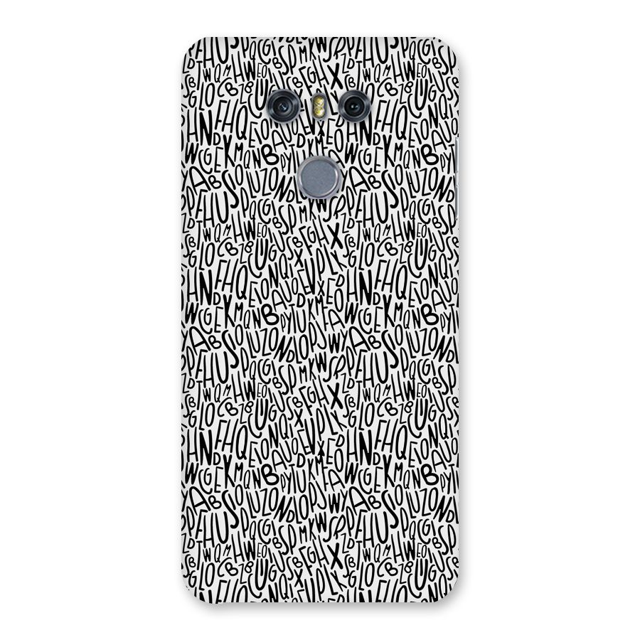 Alphabet Seamless Abstract Back Case for LG G6