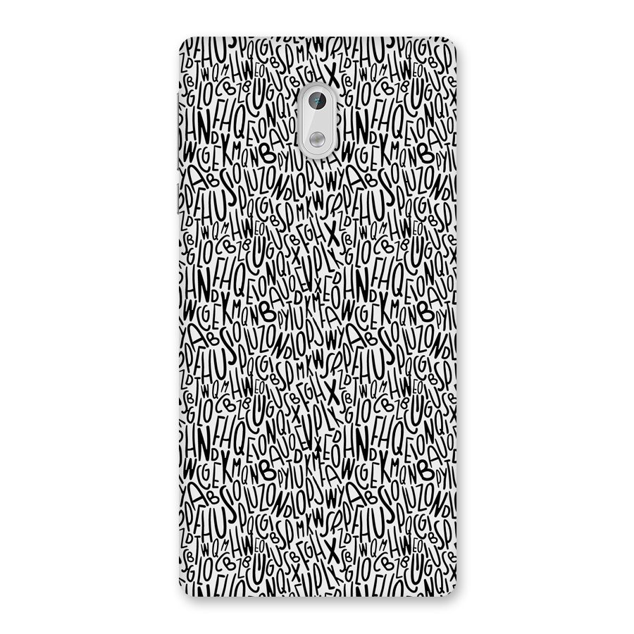 Alphabet Seamless Abstract Back Case for Nokia 3