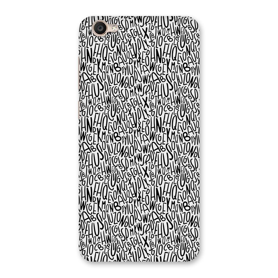 Alphabet Seamless Abstract Back Case for Vivo Y55L