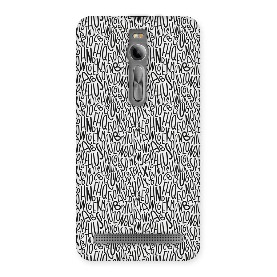 Alphabet Seamless Abstract Back Case for Asus Zenfone 2