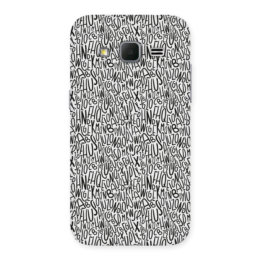 Alphabet Seamless Abstract Back Case for Galaxy Core Prime