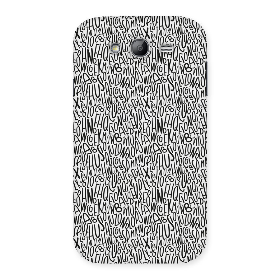 Alphabet Seamless Abstract Back Case for Galaxy Grand