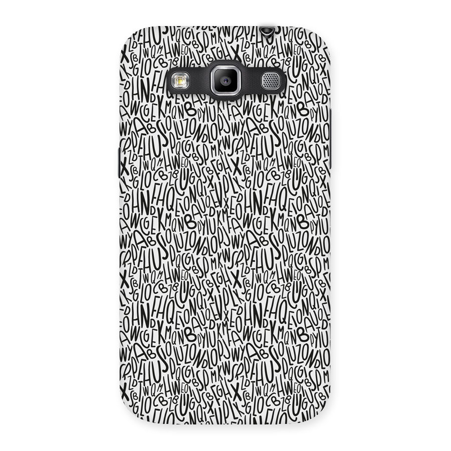 Alphabet Seamless Abstract Back Case for Galaxy Grand Quattro