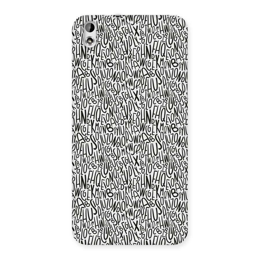 Alphabet Seamless Abstract Back Case for HTC Desire 816