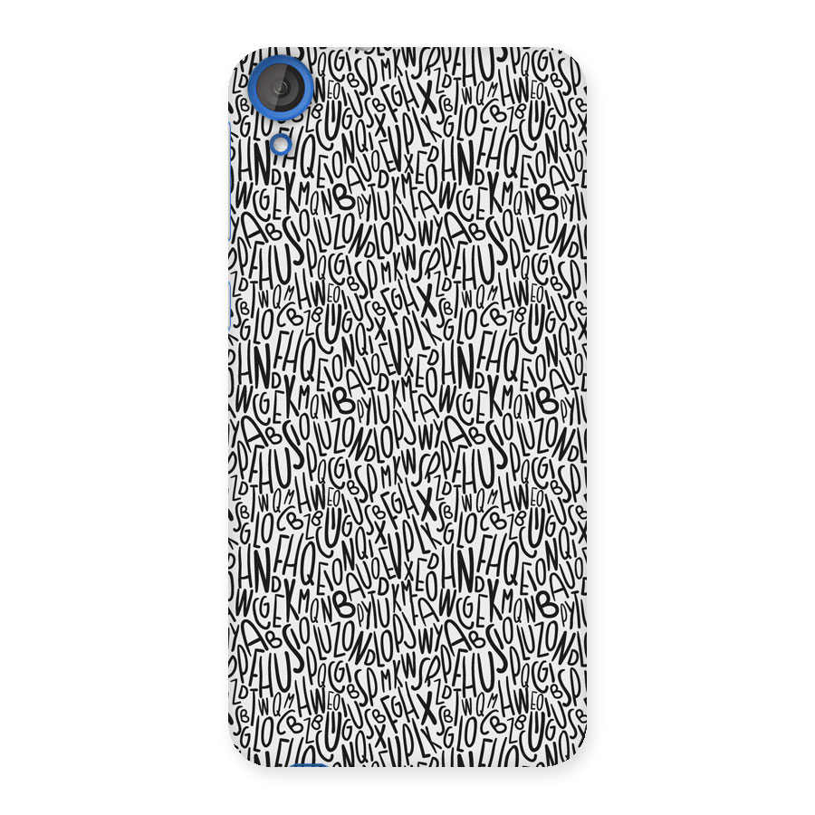 Alphabet Seamless Abstract Back Case for HTC Desire 820