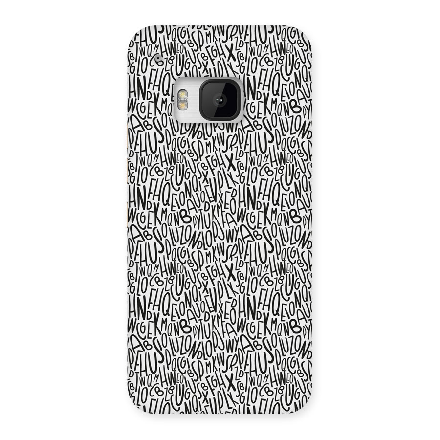 Alphabet Seamless Abstract Back Case for HTC One M9