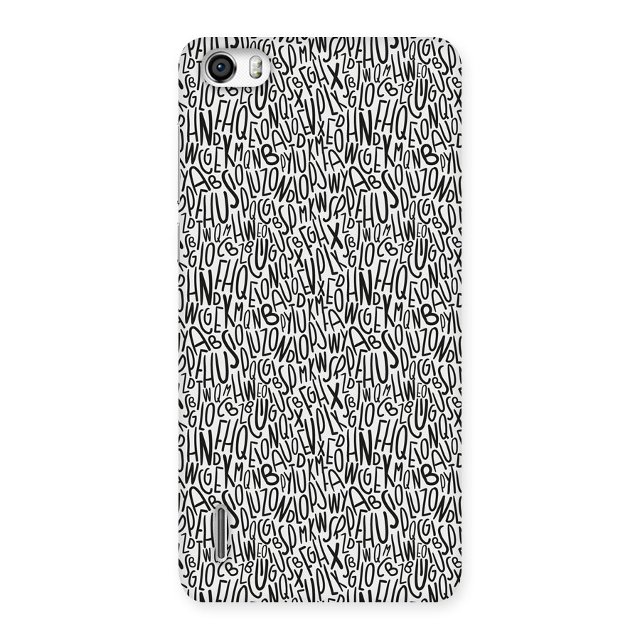 Alphabet Seamless Abstract Back Case for Honor 6