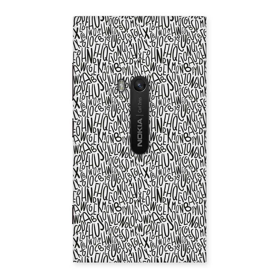 Alphabet Seamless Abstract Back Case for Lumia 920