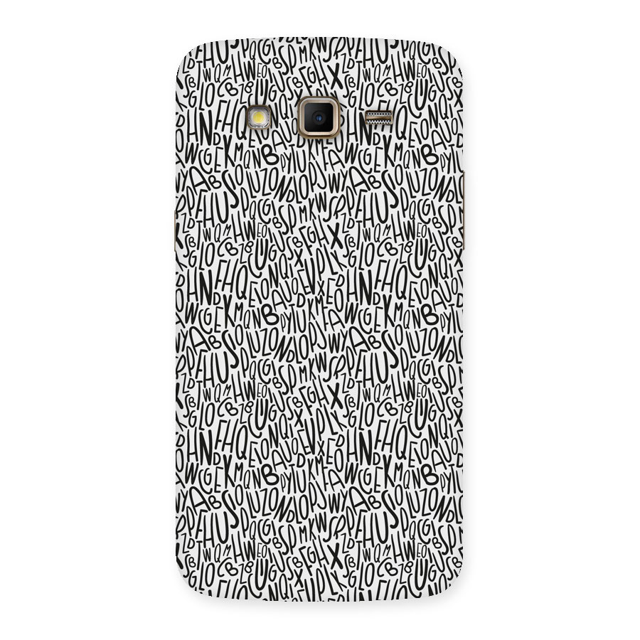 Alphabet Seamless Abstract Back Case for Samsung Galaxy Grand 2
