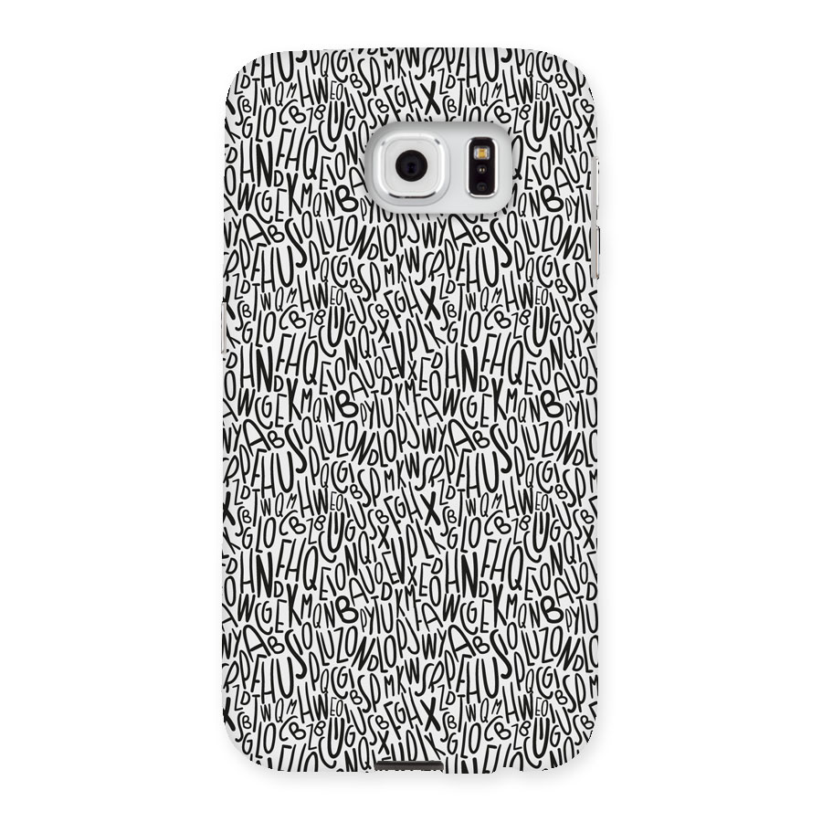 Alphabet Seamless Abstract Back Case for Samsung Galaxy S6