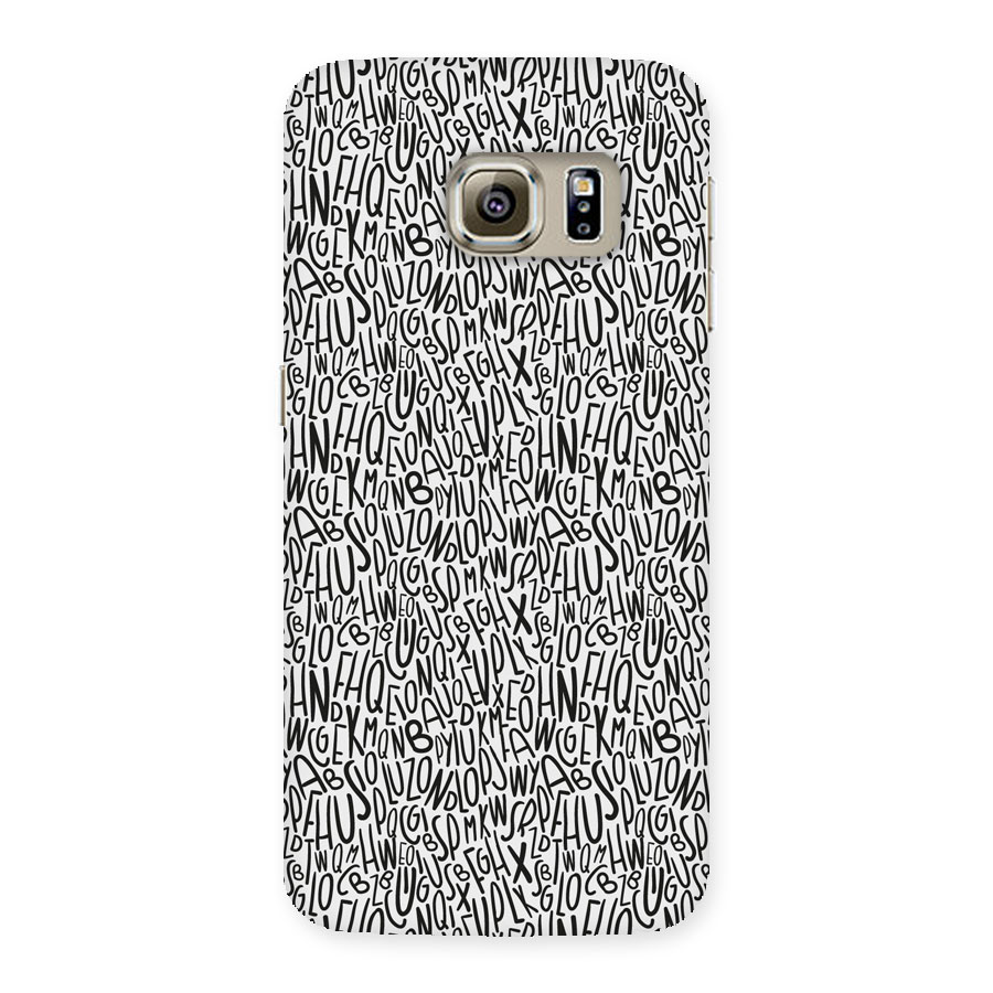 Alphabet Seamless Abstract Back Case for Samsung Galaxy S6 Edge