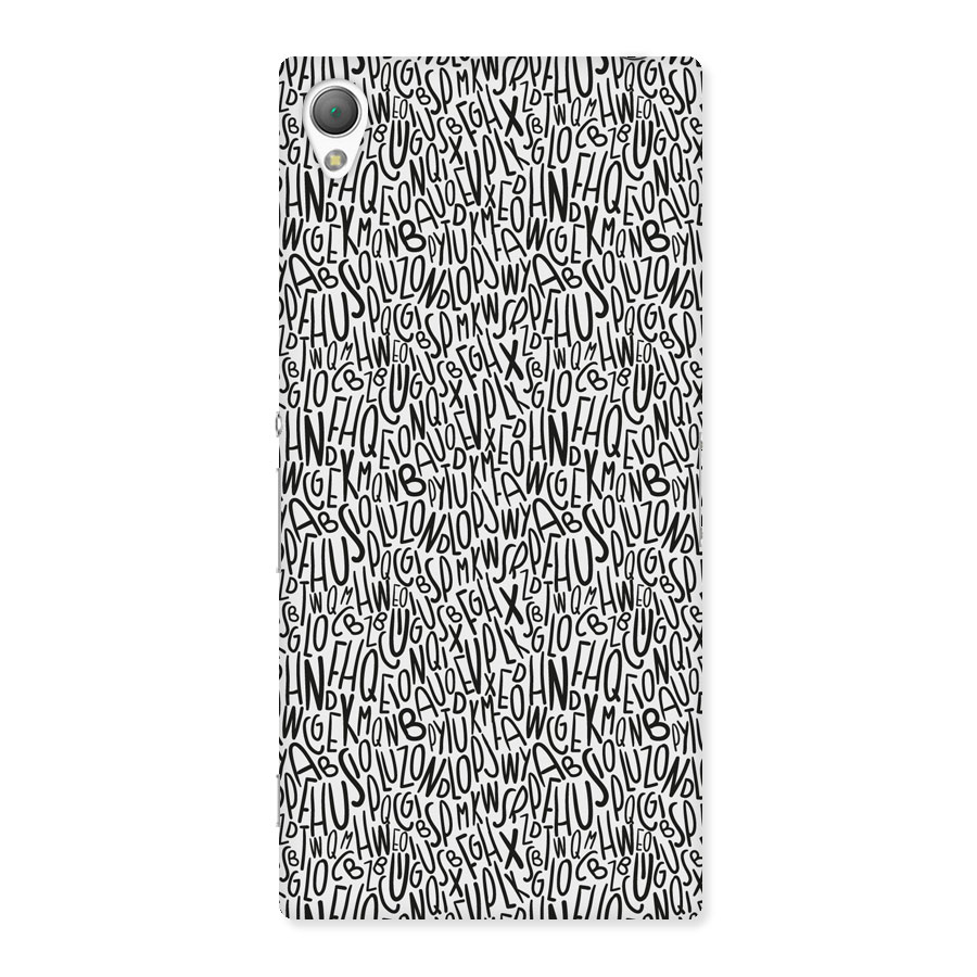 Alphabet Seamless Abstract Back Case for Sony Xperia Z3