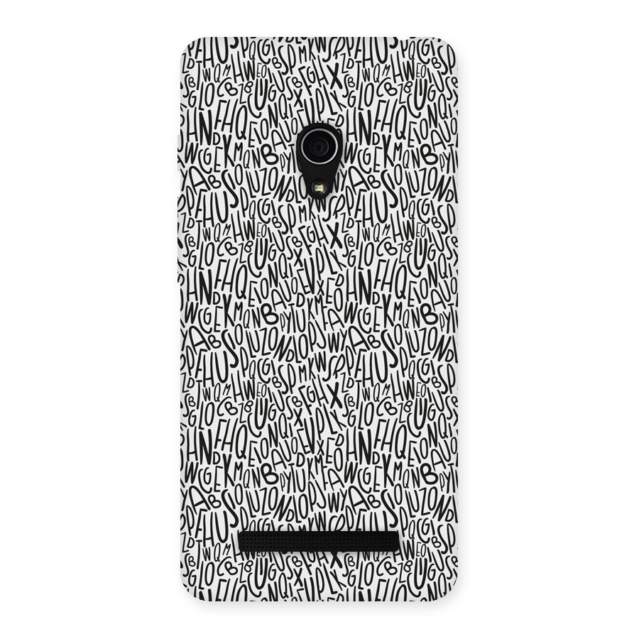 Alphabet Seamless Abstract Back Case for Zenfone 5
