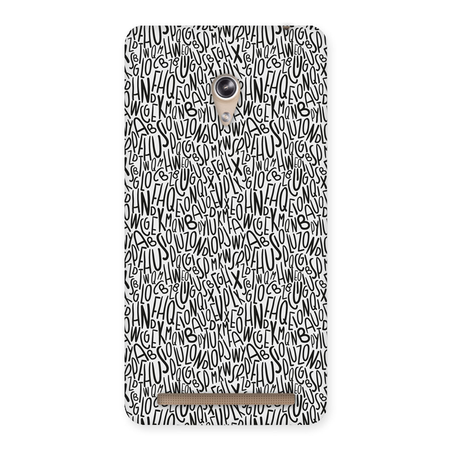 Alphabet Seamless Abstract Back Case for Zenfone 6