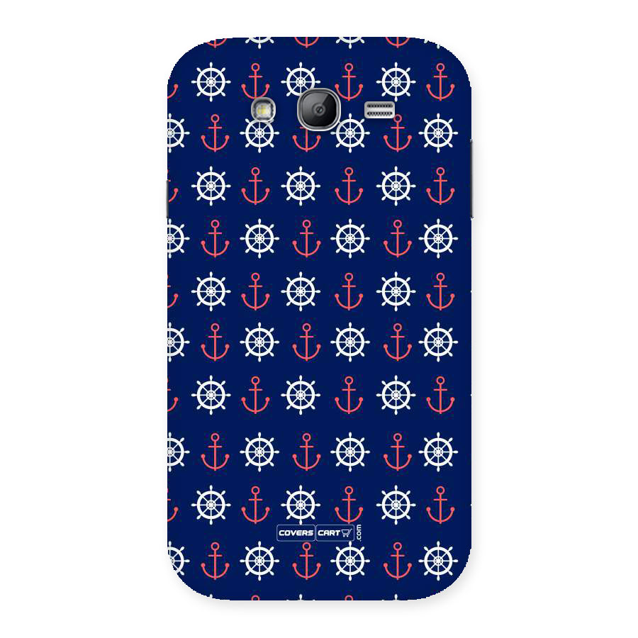 Anchor Pattern Blue Back Case for Galaxy Grand