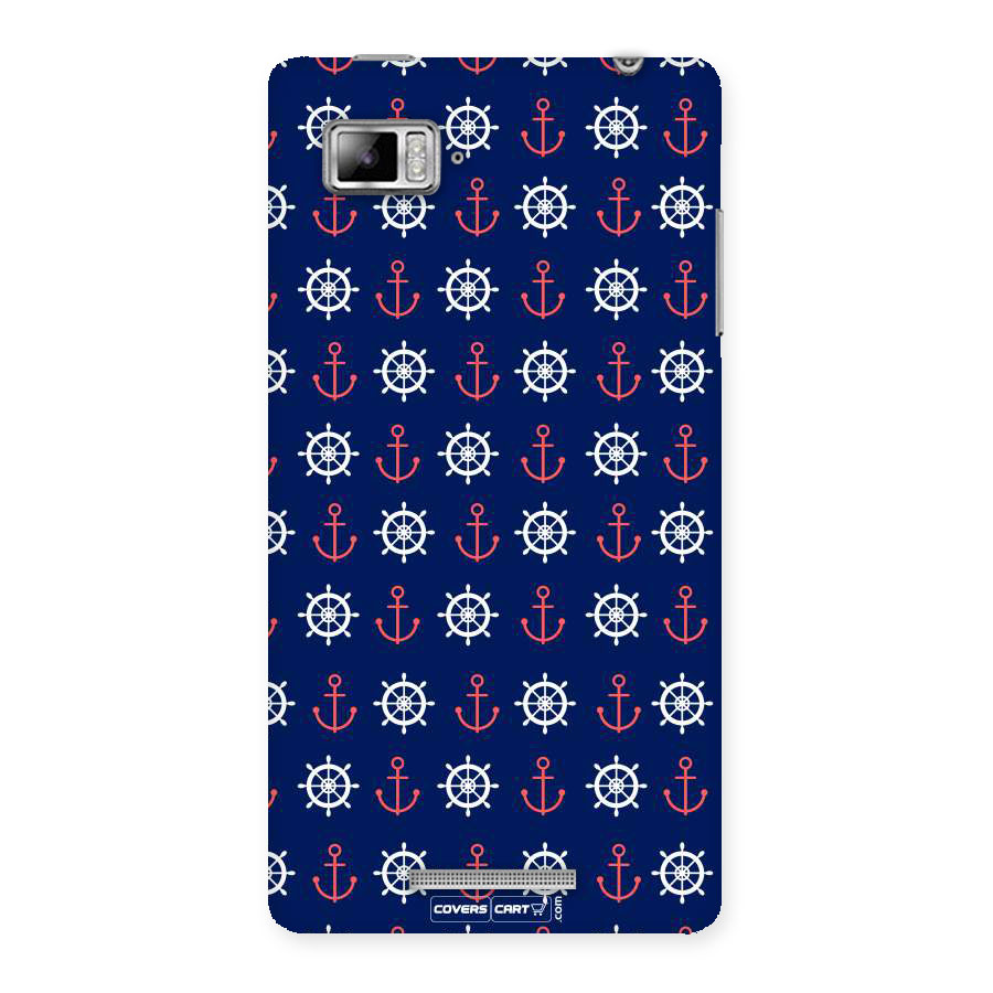 Anchor Pattern Blue Back Case for Lenovo Vibe Z K910