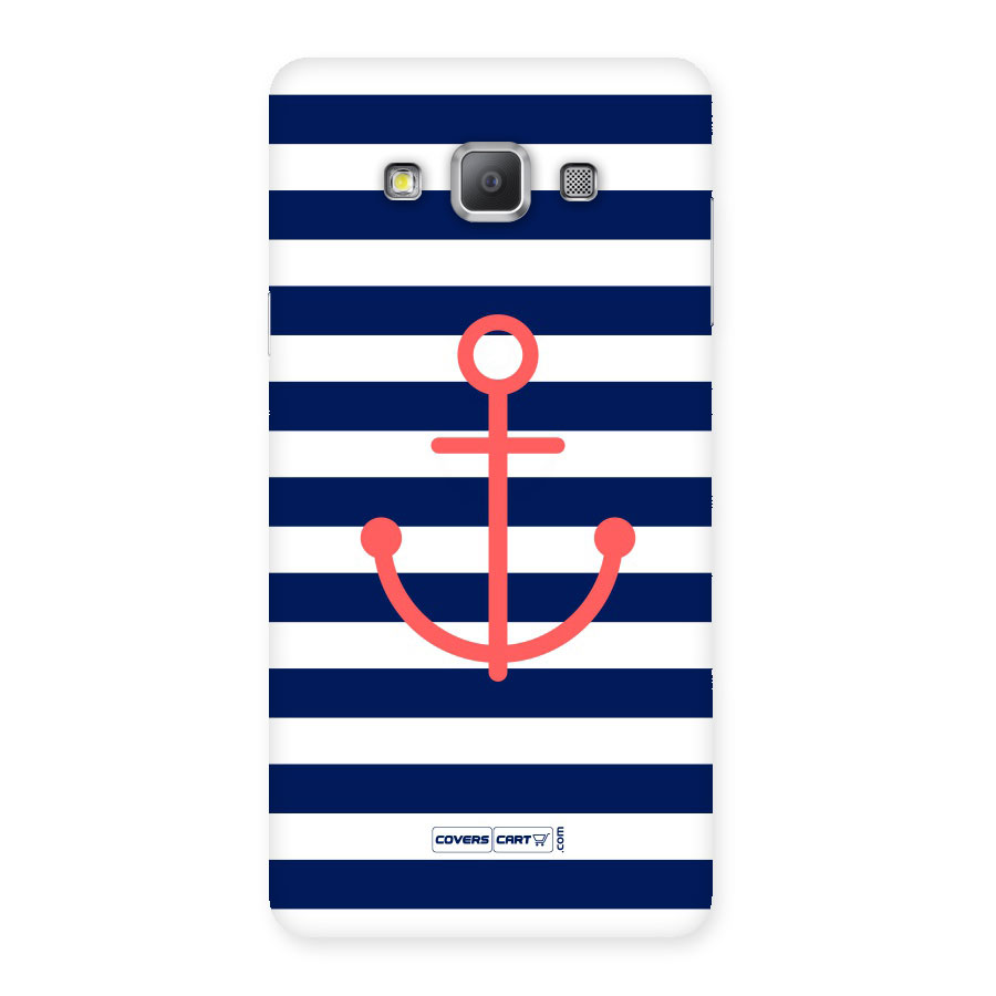 Anchor Stripes Back Case for Galaxy A7