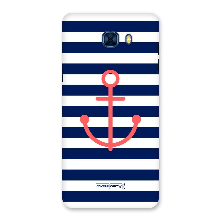 Anchor Stripes Back Case for Galaxy C7 Pro