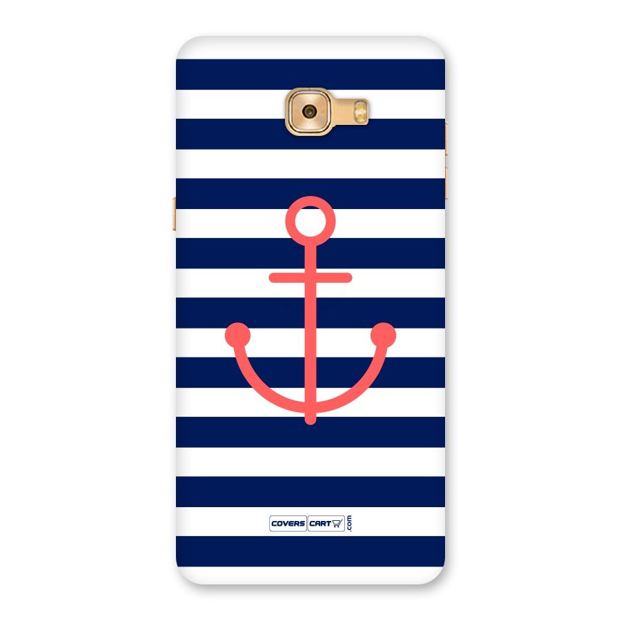 Anchor Stripes Back Case for Galaxy C9 Pro