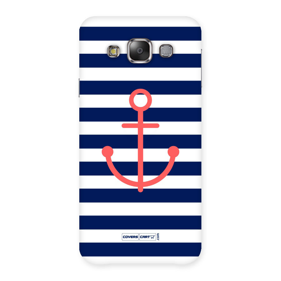 Anchor Stripes Back Case for Galaxy E7