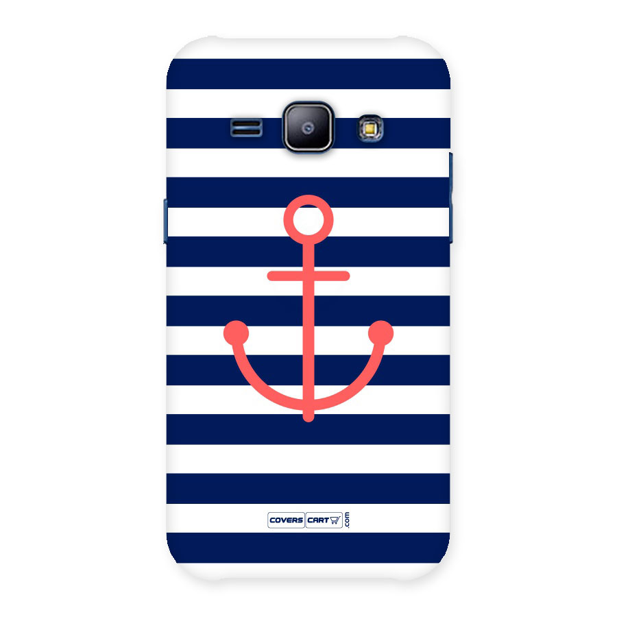 Anchor Stripes Back Case for Galaxy J1