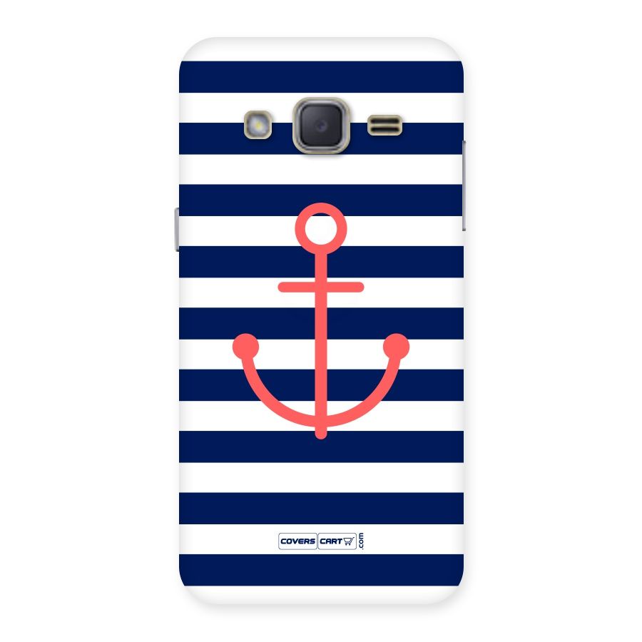 Anchor Stripes Back Case for Galaxy J2