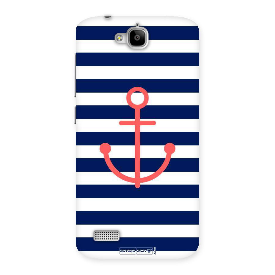 Anchor Stripes Back Case for Honor Holly