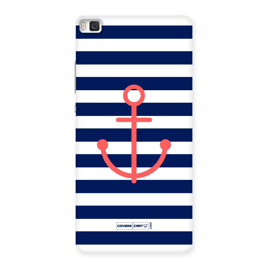 Anchor Stripes Back Case for Huawei P8