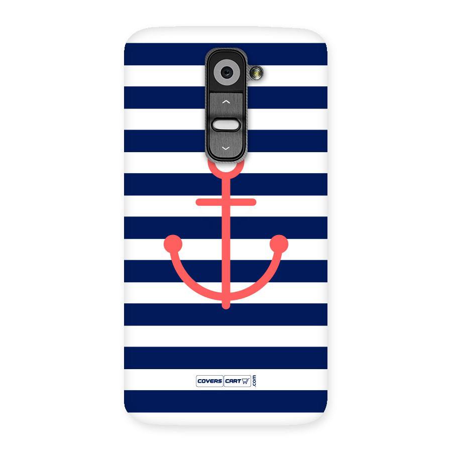 Anchor Stripes Back Case for LG G2