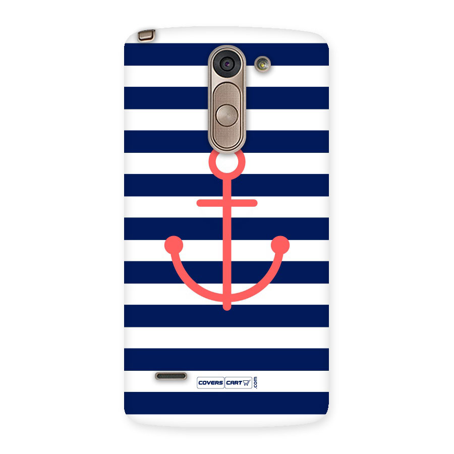 Anchor Stripes Back Case for LG G3 Stylus