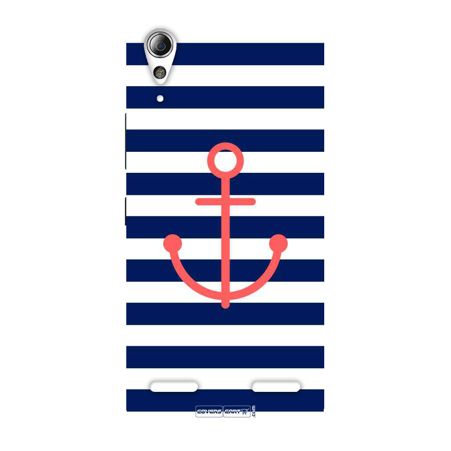 Anchor Stripes Back Case for Lenovo A6000 Plus