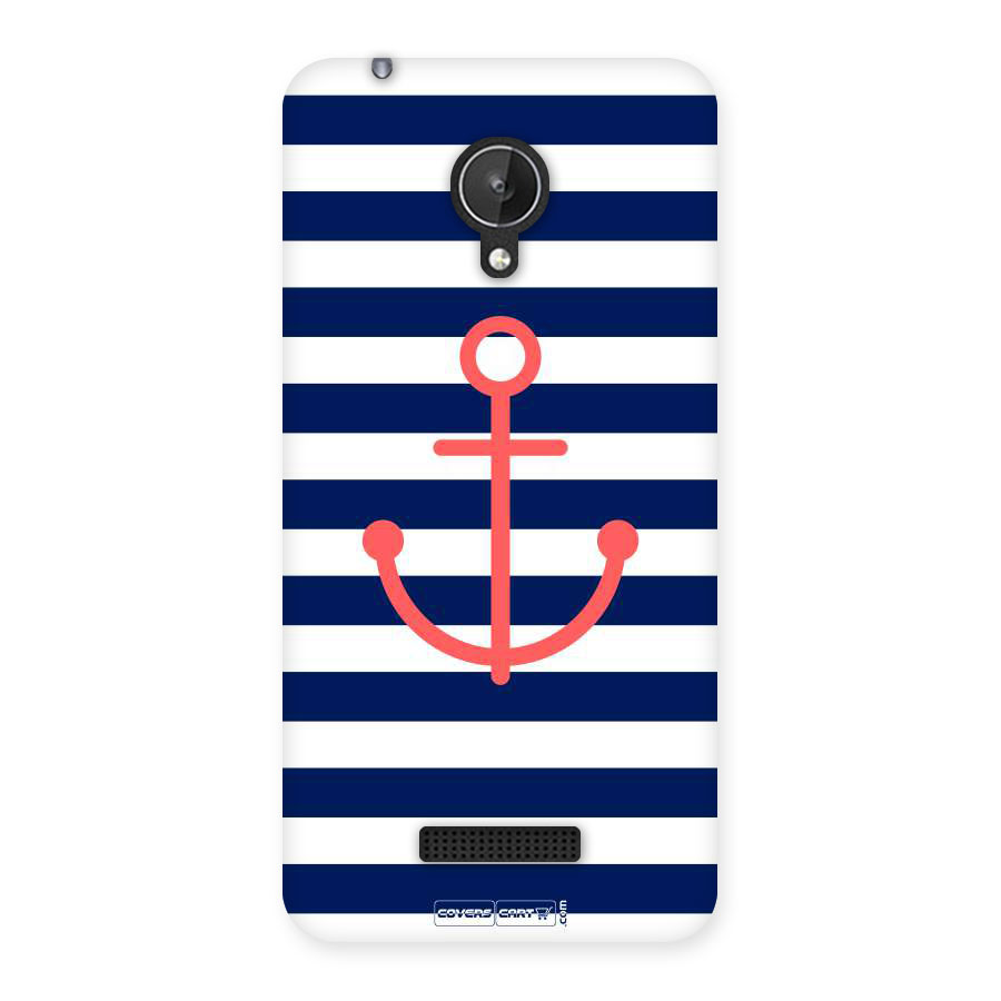 Anchor Stripes Back Case for Micromax Canvas Spark Q380